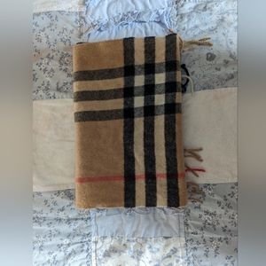 Classic Cashmere Burberry Scarf